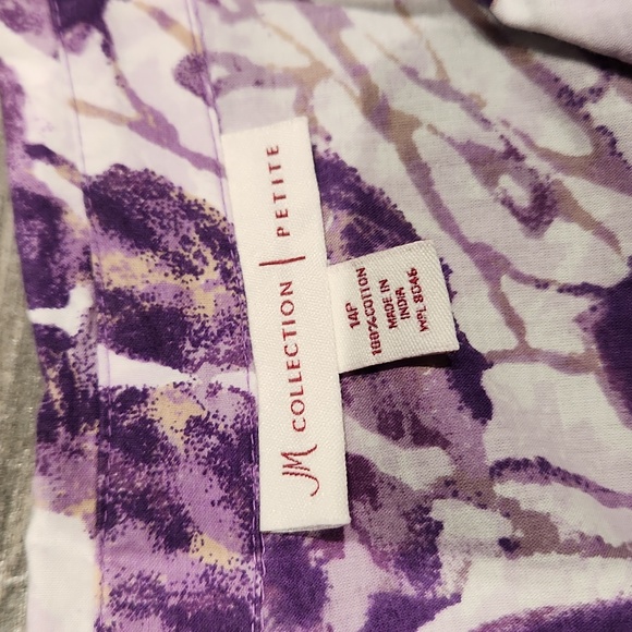 EUC M Collection Women's sz 14P button down shirt - Picture 2 of 4